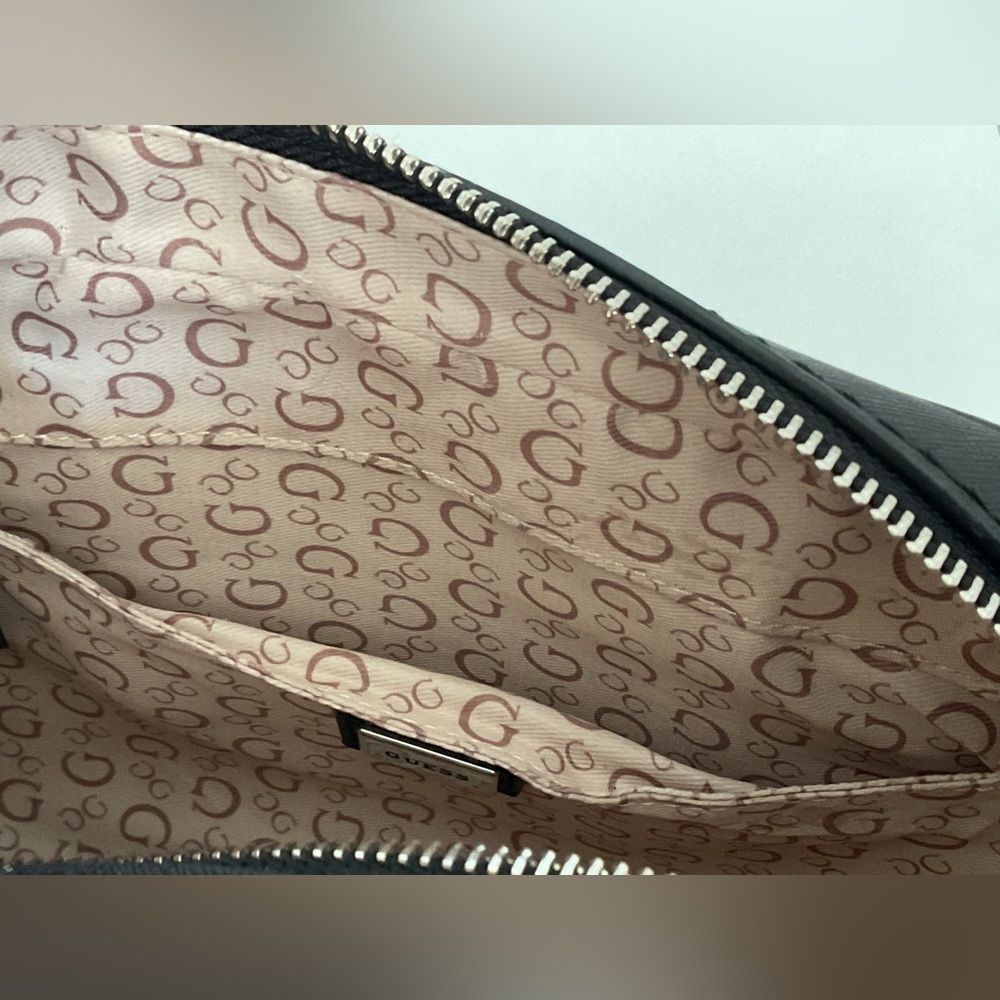 Guess Charcoal Logo Crossbody Bag - Picture 8 of 10